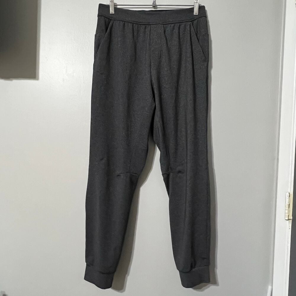 Lululemon Jogger Pants Medium Gray Athletic Stretch Zip Pocket